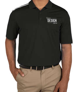 Adidas Climacool 3-Stripes Shoulder Polo - Color: Black