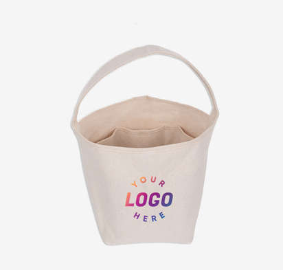 Garden 6-Pocket Reversible Cotton Canvas Tote Bag-default