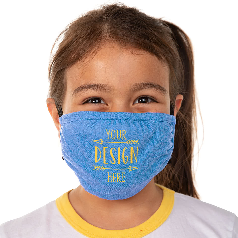 Customized Kids Triple‑ply Fitted Face Mask
