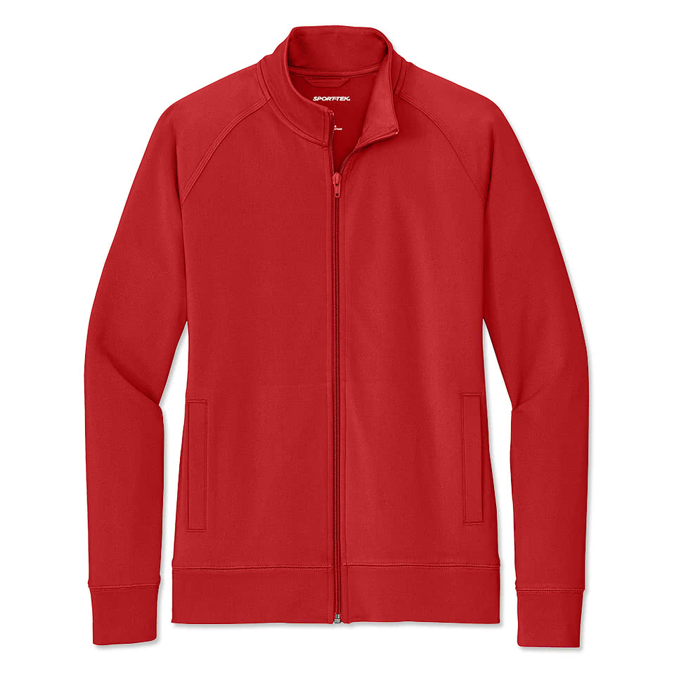 Sport-Tek Women's Sport-Wick Cadet Stretch Full Zip Sweatshirt