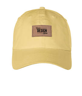 Ahead Largo Washed Twill Baseball Hat with Tan Rectangle Patch