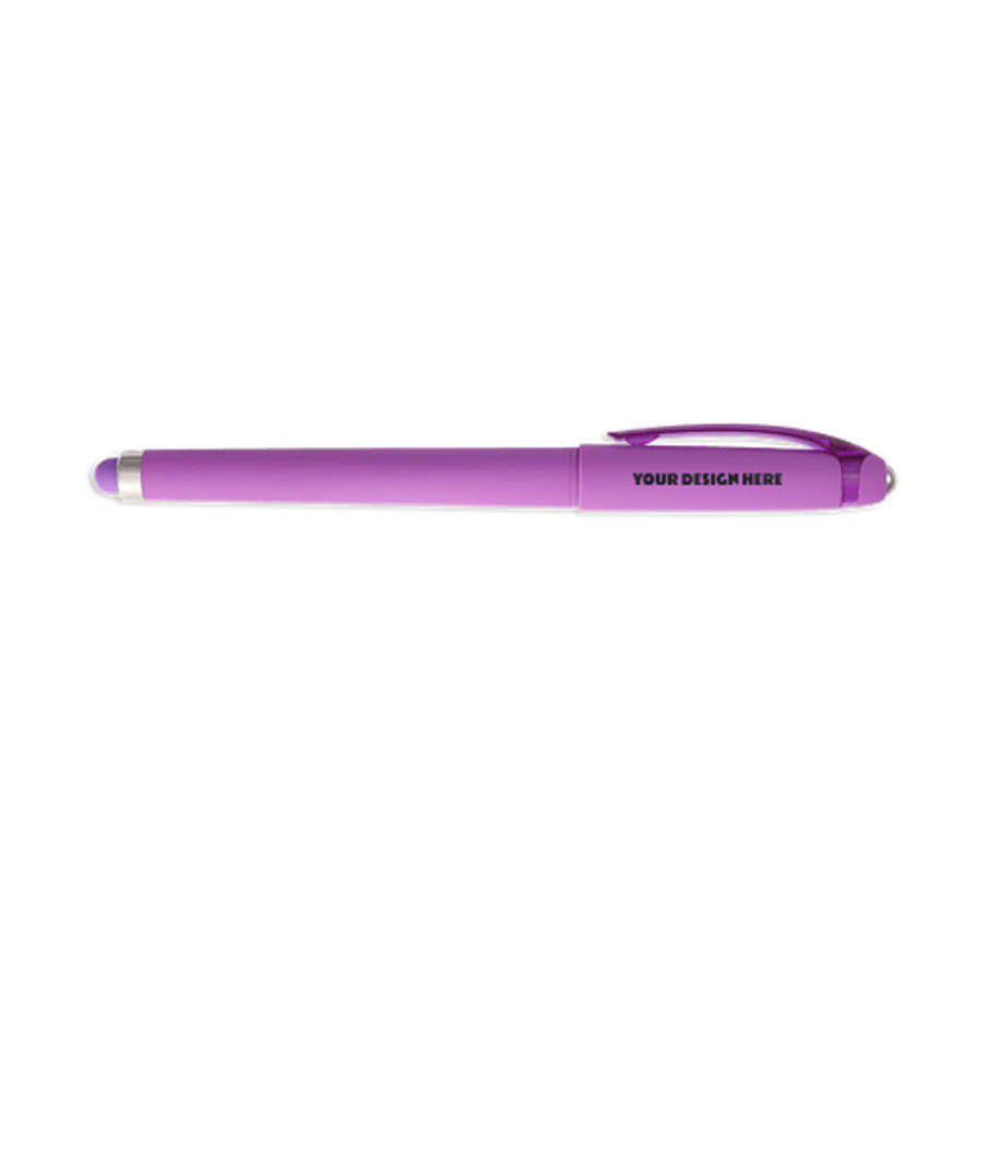 Rovio Recycled Fidget Stylus Pen (black ink) in Purple