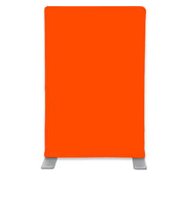 Full Color EuroFit Mini Tabletop Banner - Color: Orange