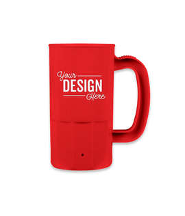 14 oz. Plastic Beverage Mug - Color: Red