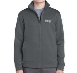 Sport-Tek Youth Sport-Wick Tech Fleece Full Zip Jacket
