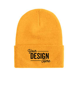 Port & Company Cuff Beanie - Color: Athletic Gold
