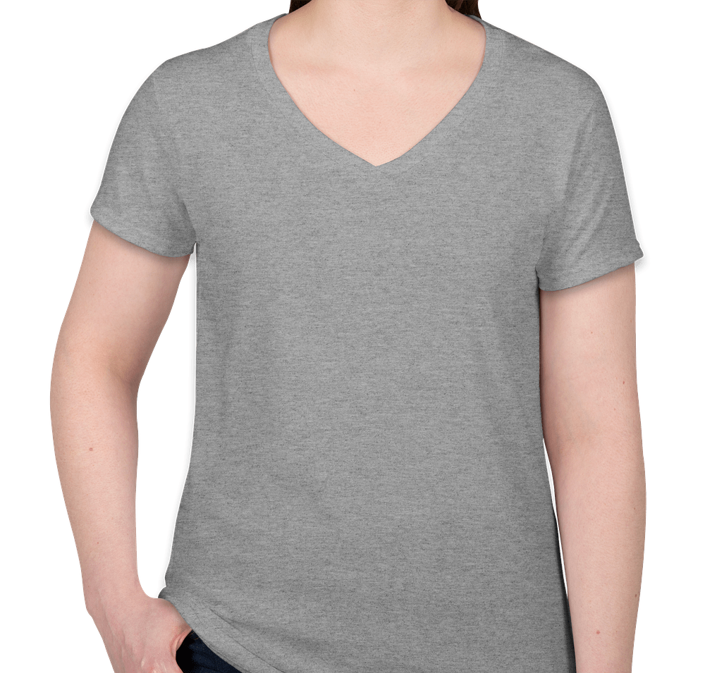 Canada - Gildan Women's 100% Cotton V-Neck T-shirt-default