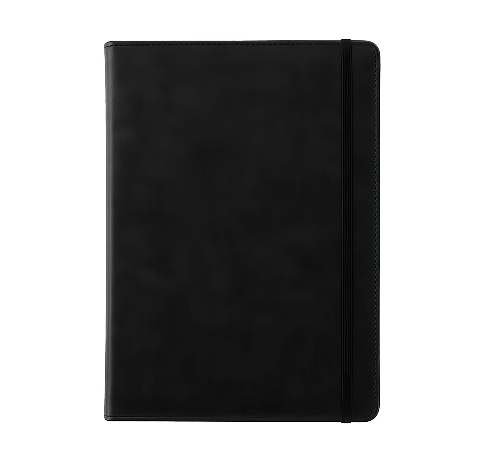 Debossed Chronicle Refillable Ring Binder Notebook-default