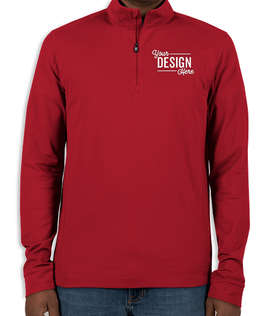 Cutter & Buck Advantage Charged Cotton Quarter Zip Pullover - Color: Cardinal Red