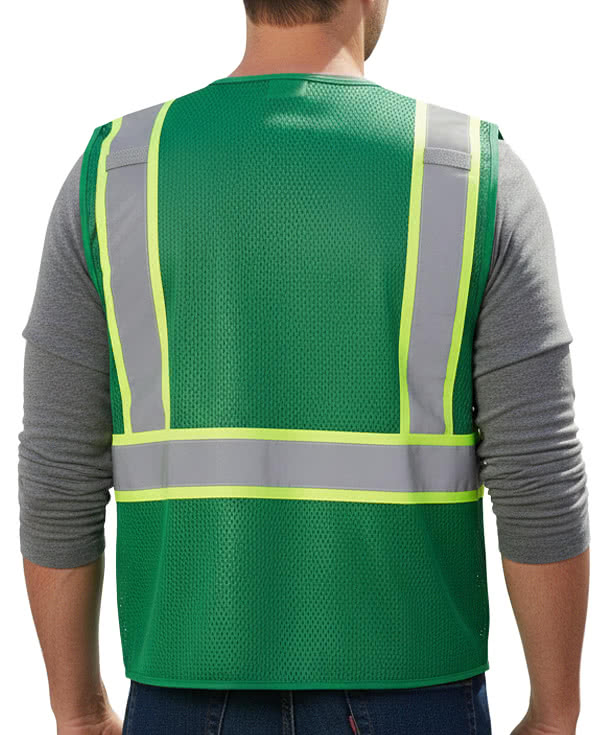 Kishigo EV Series Enhanced Visibility Non-ANSI Multi-Pocket Mesh Safety Vest