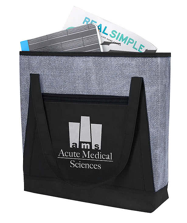 Heathered Recycled Non-Woven Tote Bag