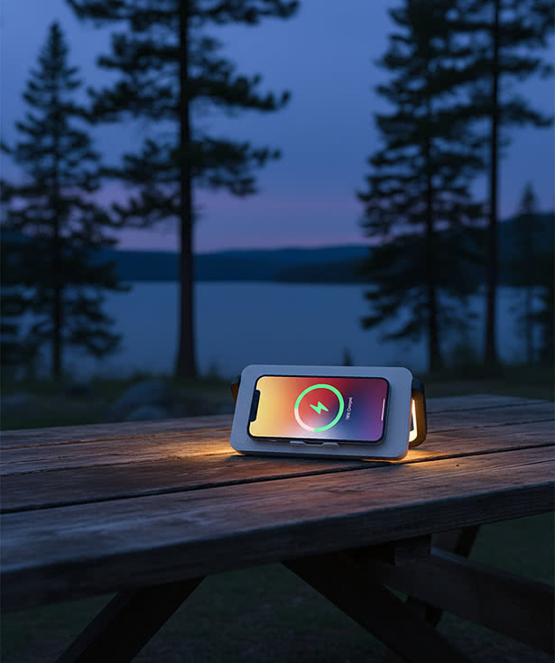 Desktop Reading Lamp Wireless Charger