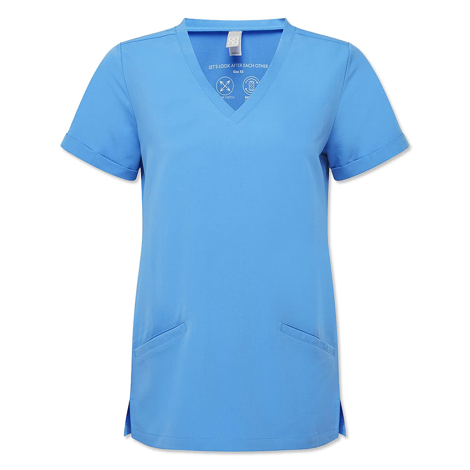 Onna Women’s Invincible Recycled Stretch V-Neck Scrub Top