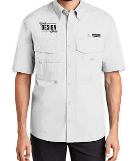 Eddie Bauer Short Sleeve Fishing Shirt - Color: White