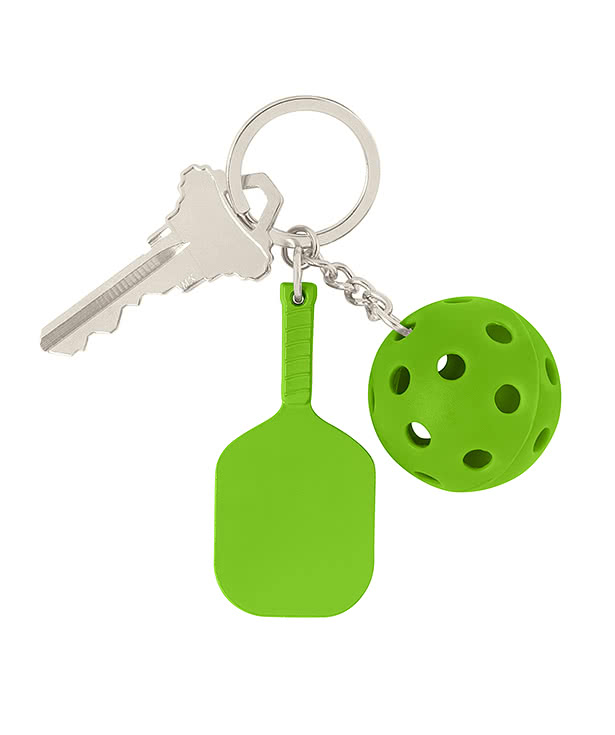 Pickleball & Paddle Keychain