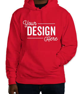 Port & Company Essential Pullover Hoodie - Color: Red
