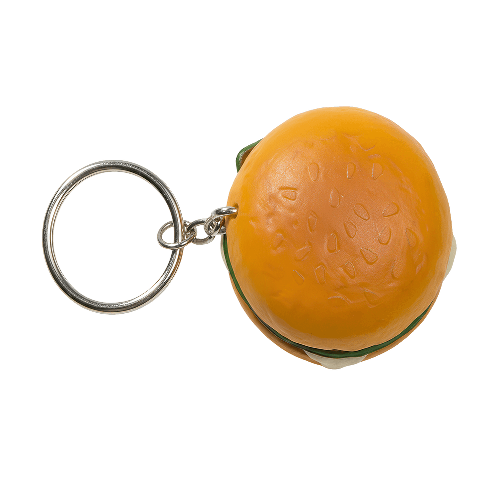 Hamburger Stress Reliever Keychain-default