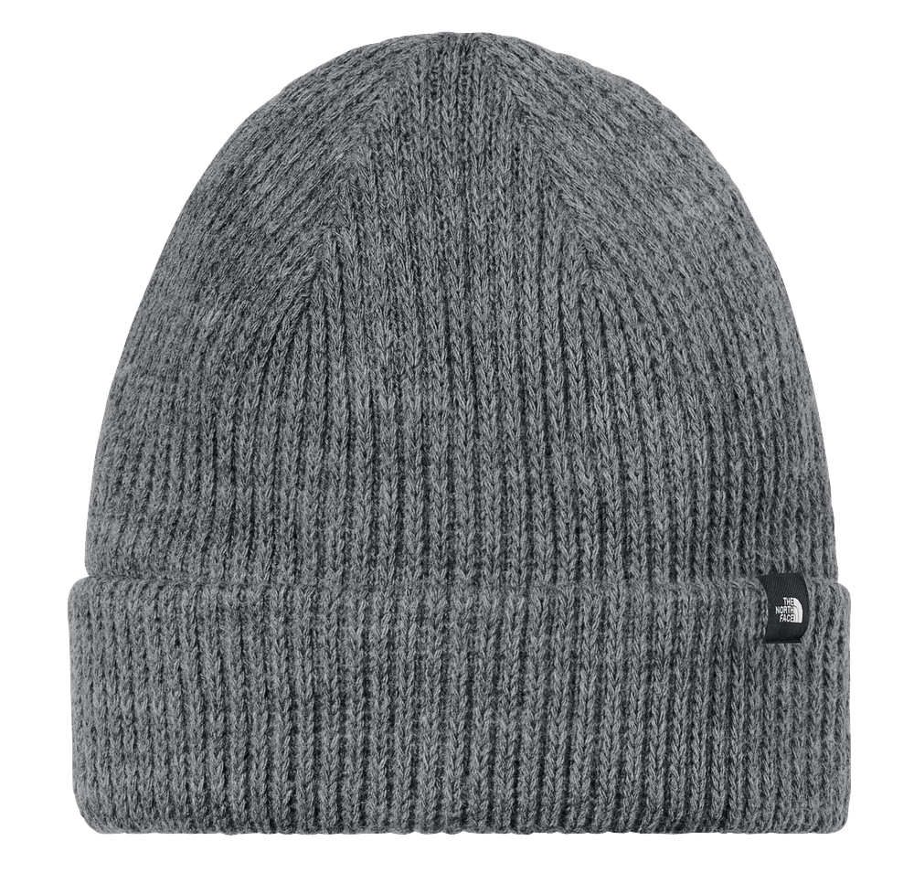 north face grey beanie