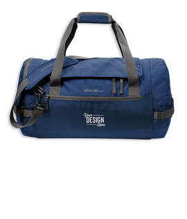 Eddie Bauer Tour Ripstop Duffel Bag - Color: Sapphire Blue / Grey Steel