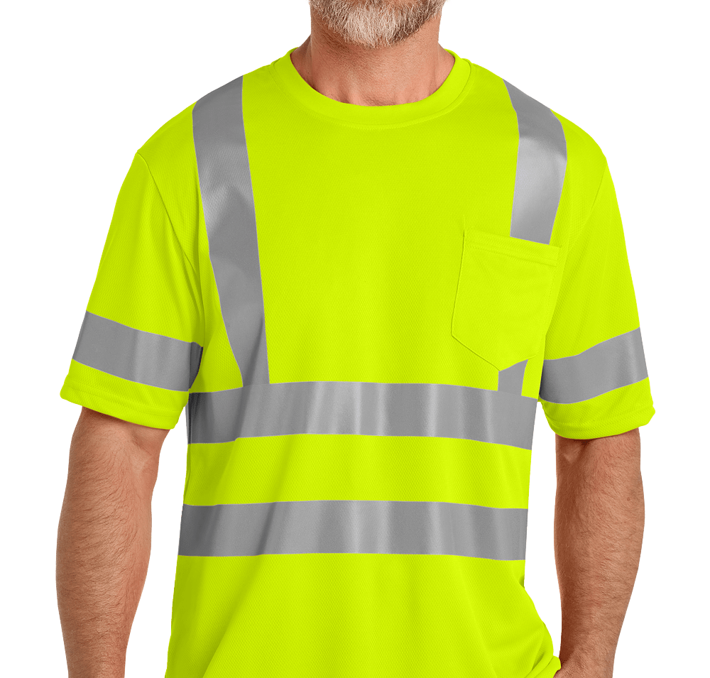 CornerStone Class 3 Mesh Safety Pocket T-shirt-default