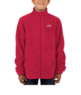 Harriton Youth Full Zip Fleece Jacket