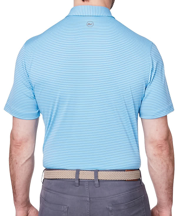 Vineyard Vines Sankaty Bradley Stripe UPF 50+ Performance Polo