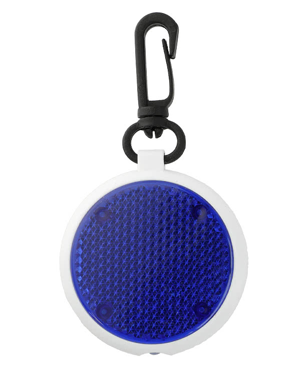 Round Reflector Light Keychain