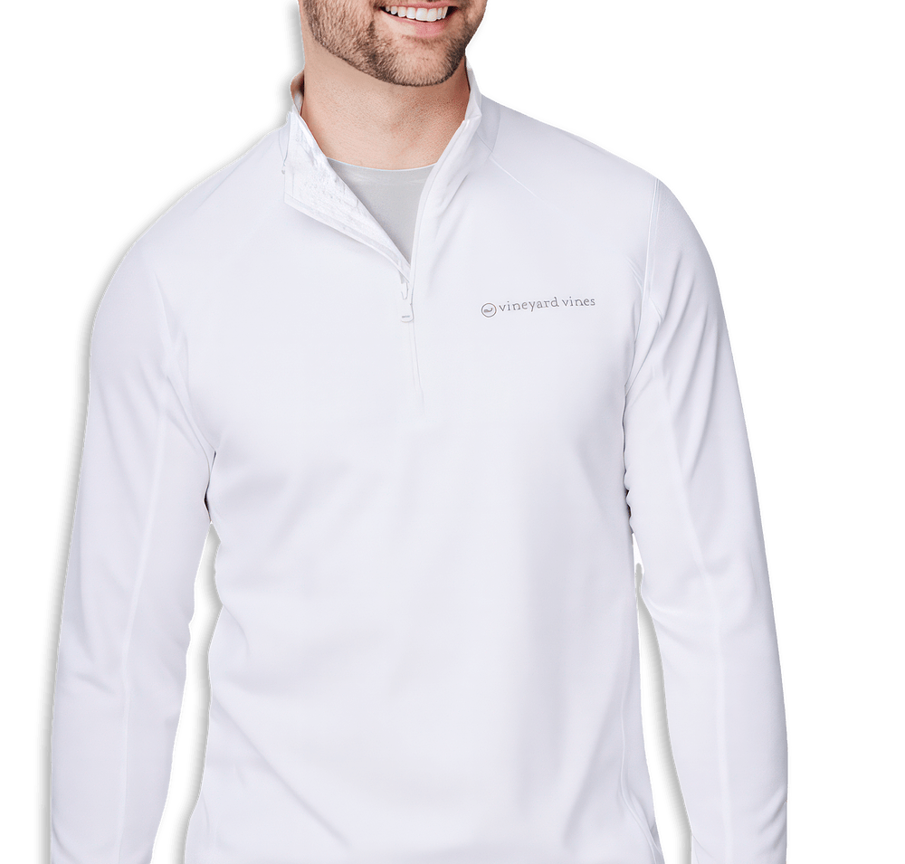 Vineyard Vines Sankaty Logo Quarter Zip Sweatshirt-default