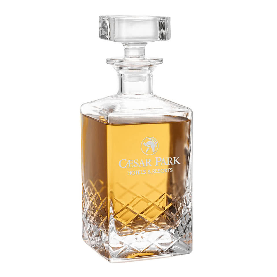 Laser Etched 25 oz. Brentwood Decanter with Lid