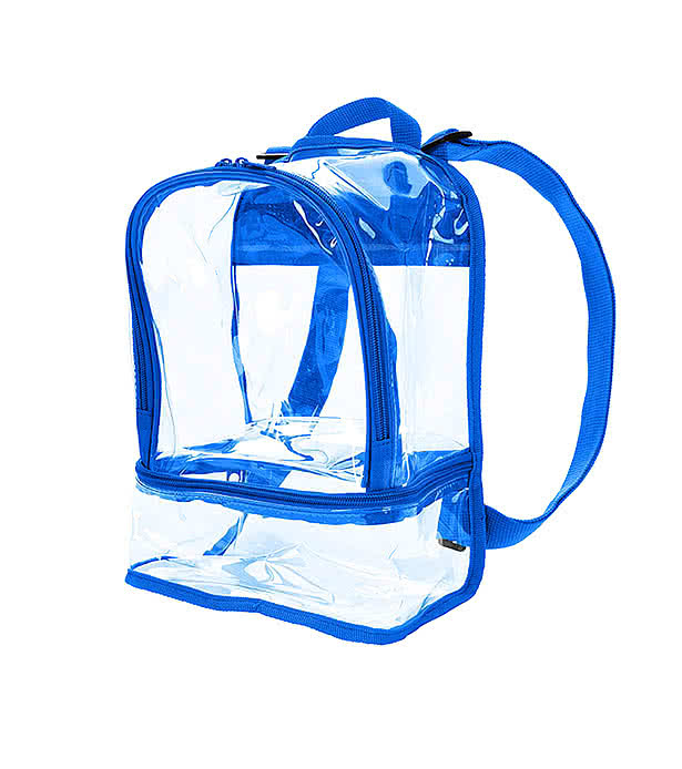 Clear Recycled TPU Dual Mini Backpack