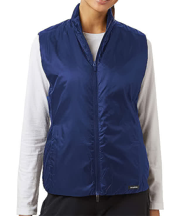 Jaanuu Women's Phantom Recycled Insulated Scrub Vest - Printed