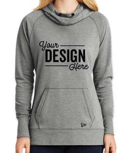 New Era Women's Tri-Blend Pullover Hoodie - Color: Shadow Grey Heather