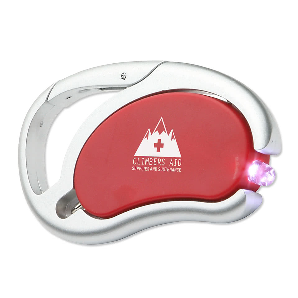 Carabiner Swivel Light & Pen