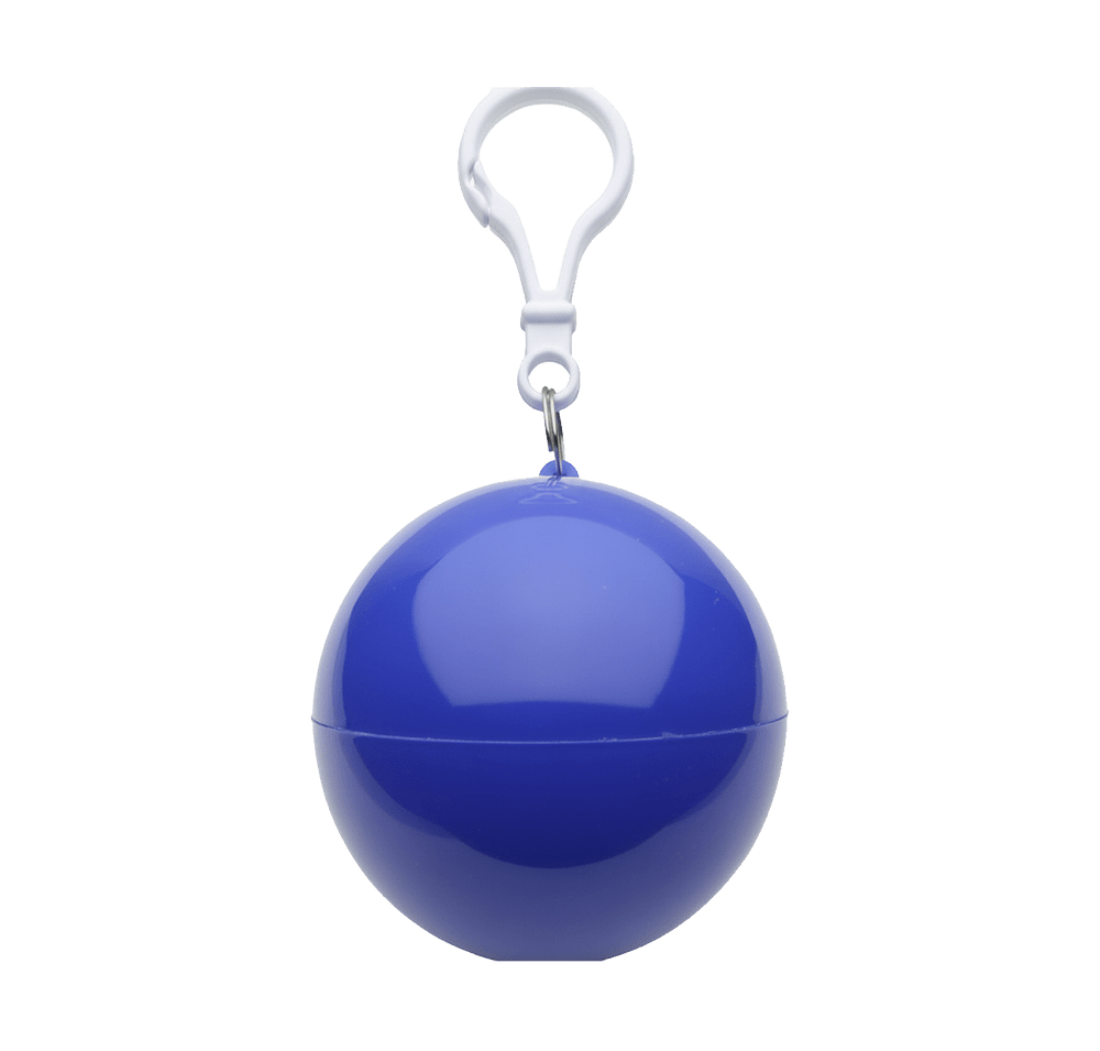 Rainy Day Poncho Ball Keychain-default