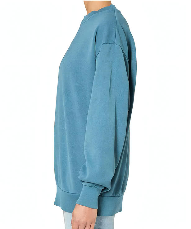 Lane Seven Urban Garment-Dyed Crewneck Sweatshirt