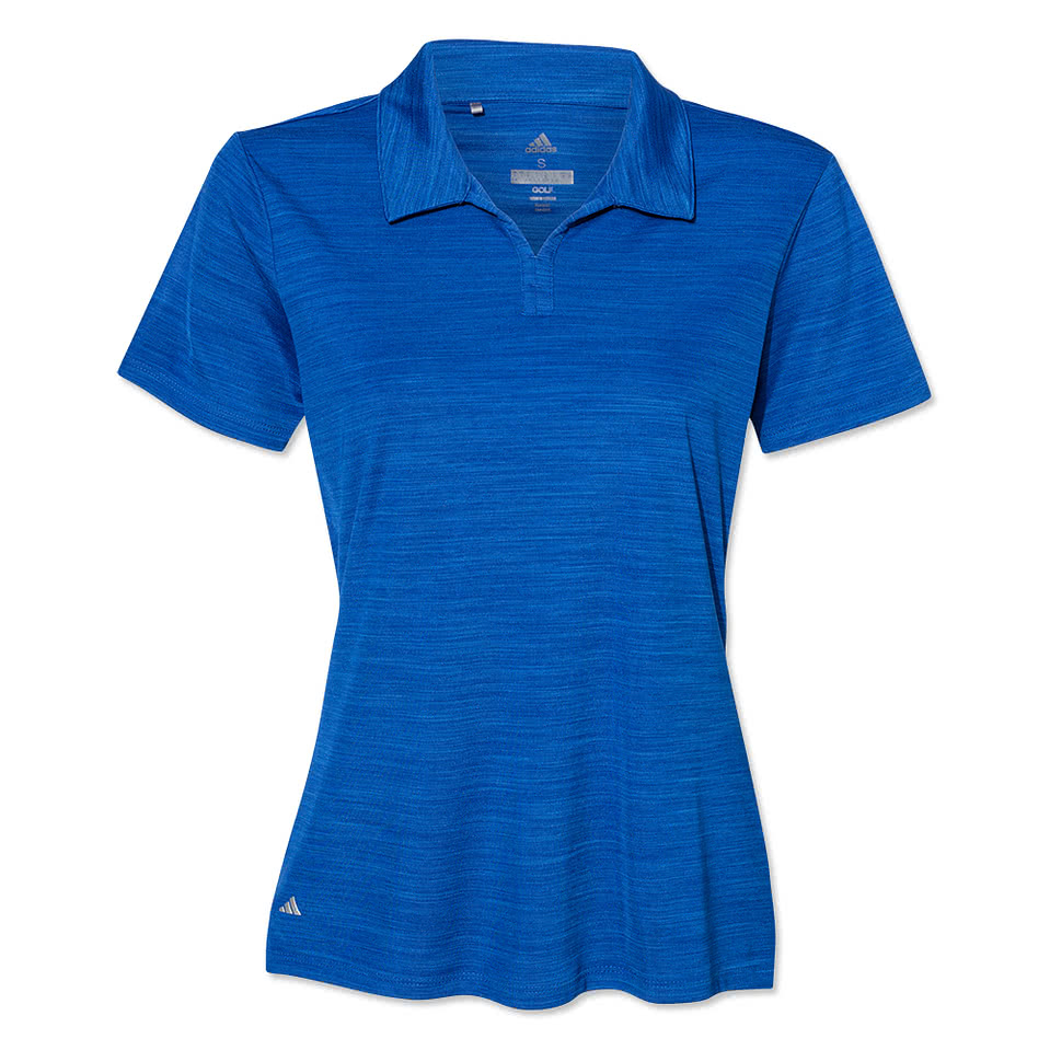 Adidas Women's Melange Recycled UPF 50+ Performance Polo