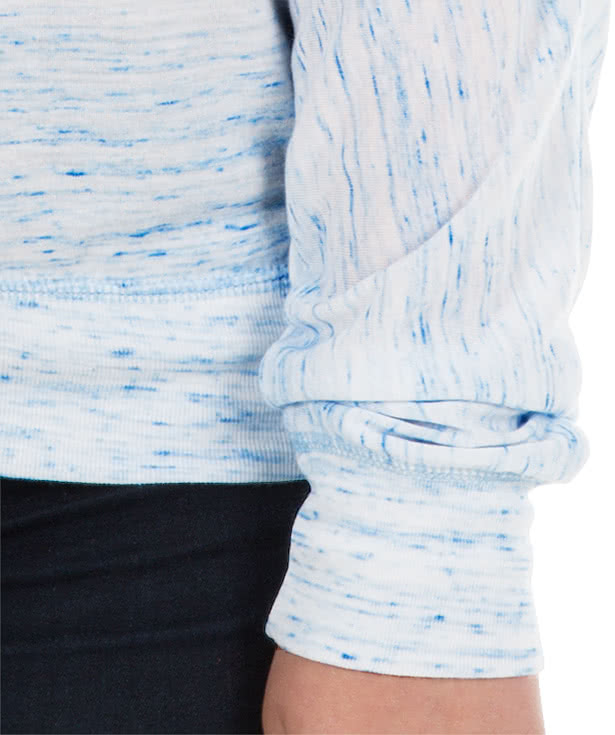 Bella + Canvas Women's Flowy Long Sleeve Off Shoulder T-shirt