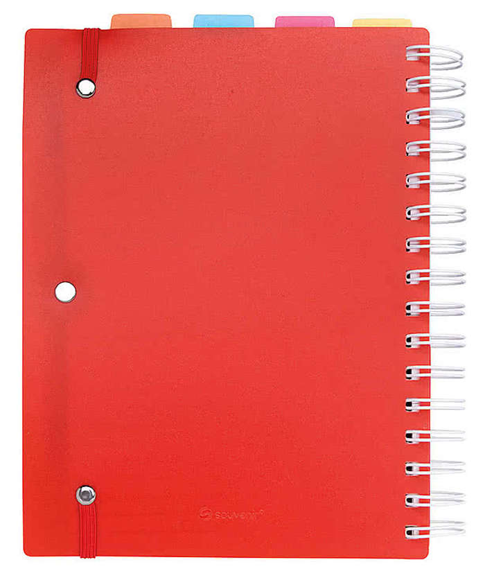 Souvenir Plastic Cover Notebook with Vertex Pen