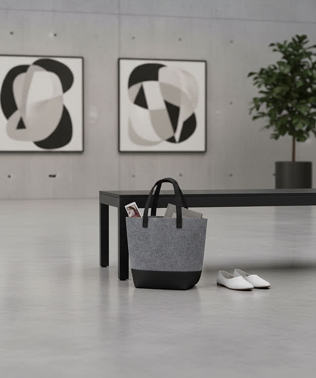 Pico Two-Tone Tote Bag