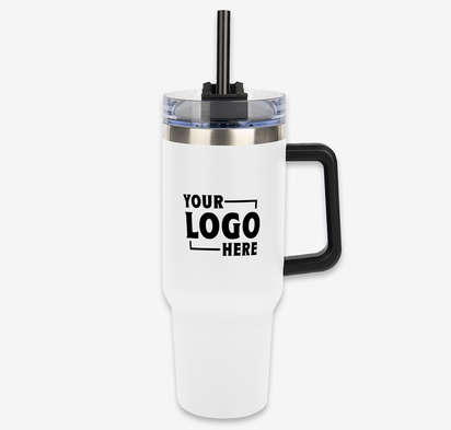 40 oz. Intrepid Stainless Steel Tumbler with Straw-default