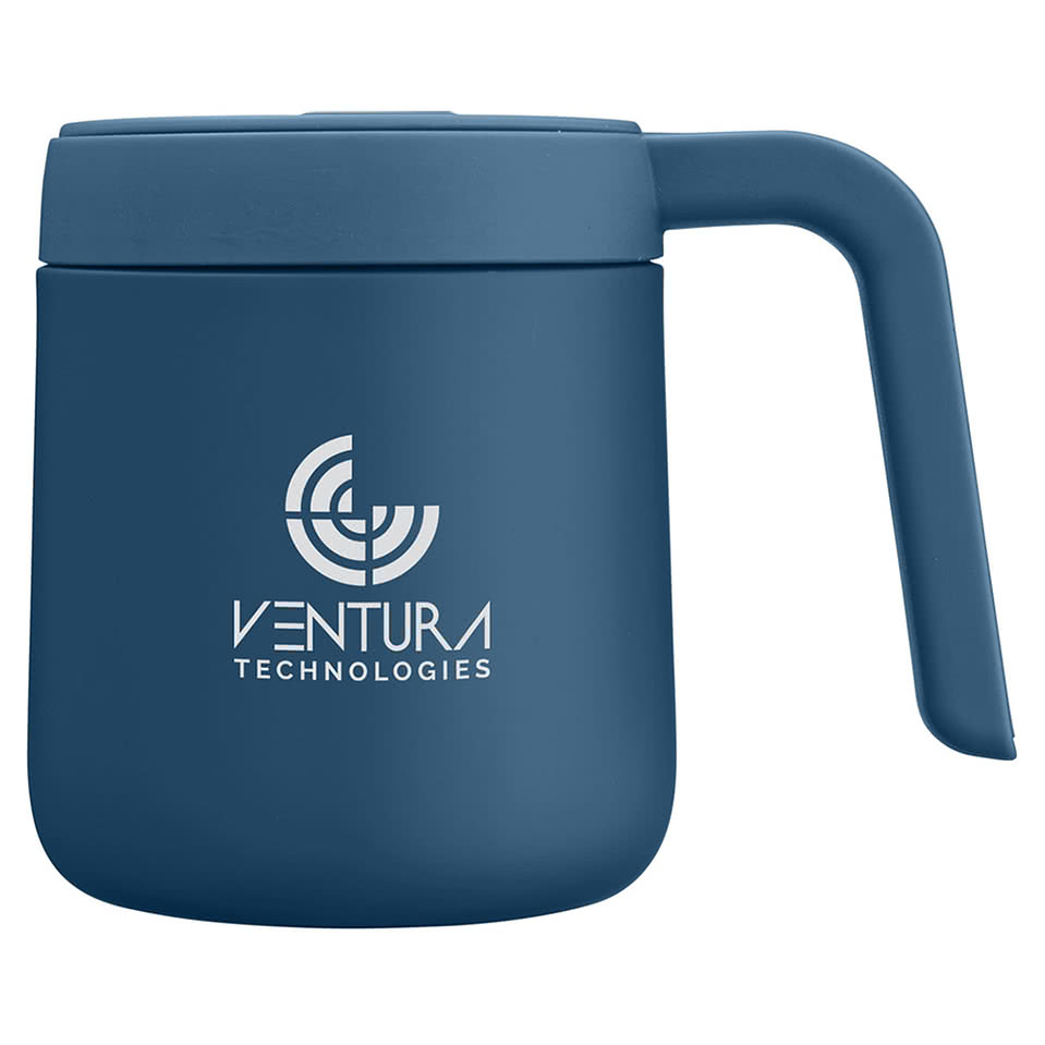 Laser Engraved 12 oz. WorkSpace Insulated Mug with Handle