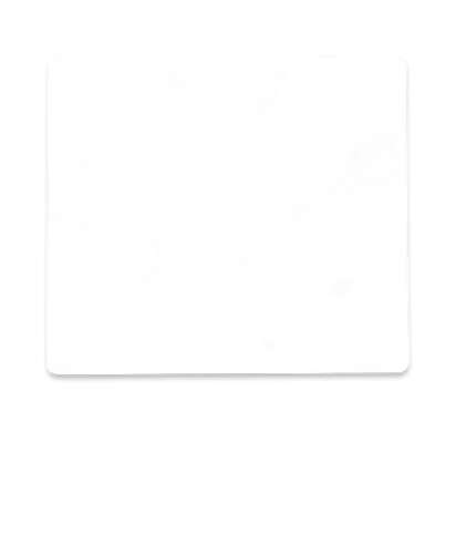 Full Color Fabric Surface Mouse Pad - White