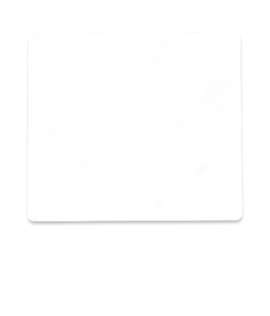 Full Color Fabric Surface Mouse Pad - Color: White