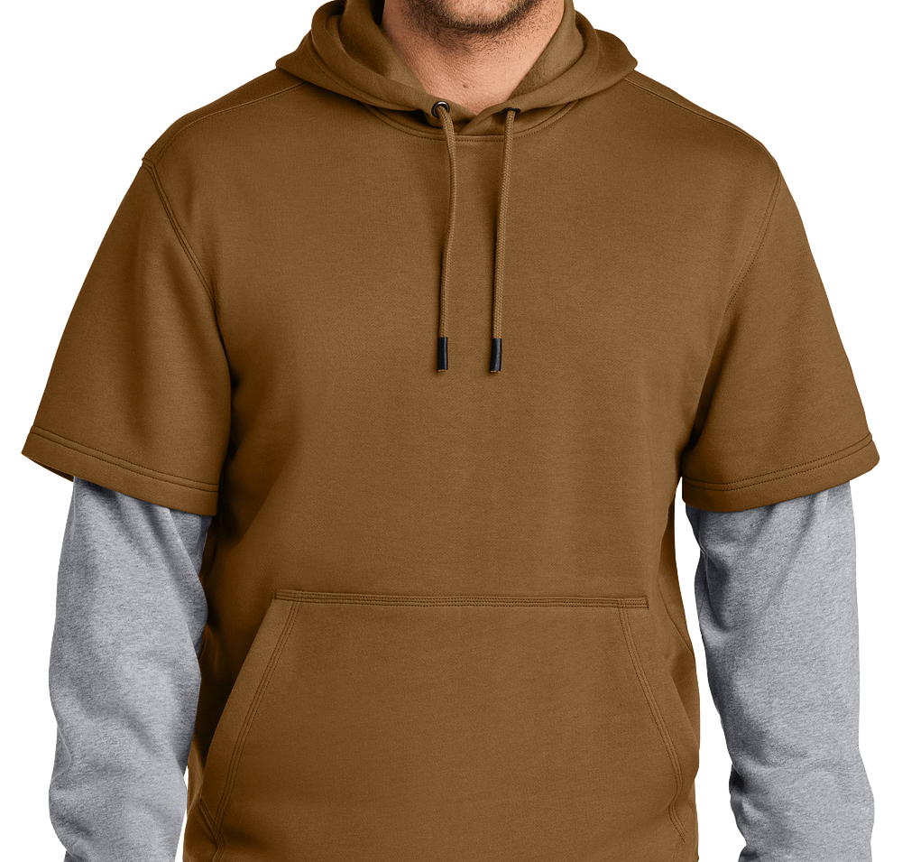 CornerStone Tough Fleece Layered Pullover Hoodie-default