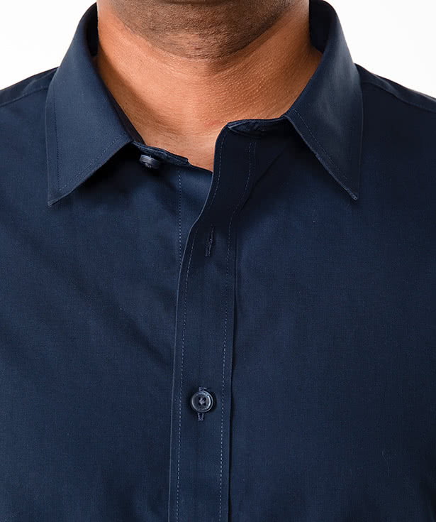 NEW UNTUCKit Wrinkle-Free Castello Shirt in Navy hot size L