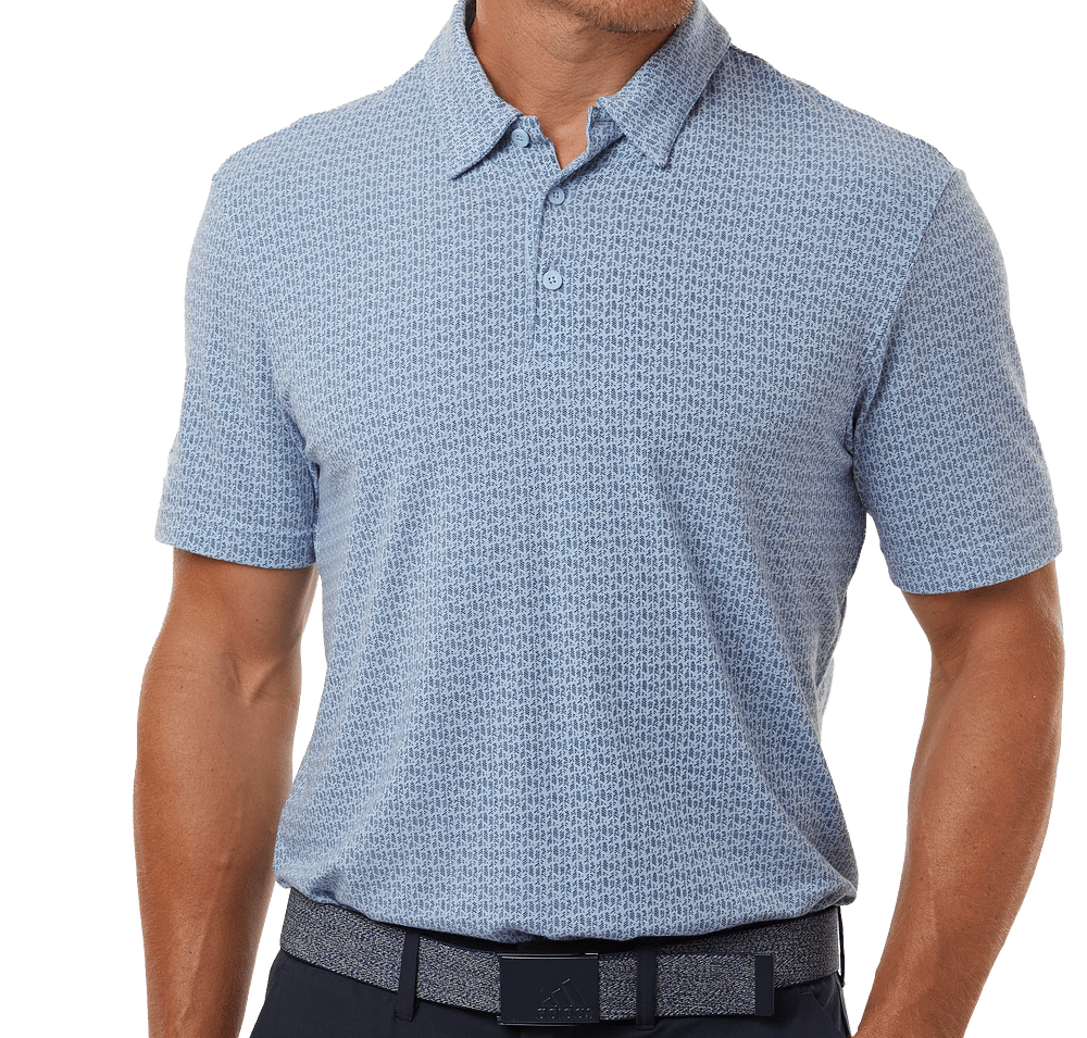 Adidas Micro Print Recycled Blend  Polo-default