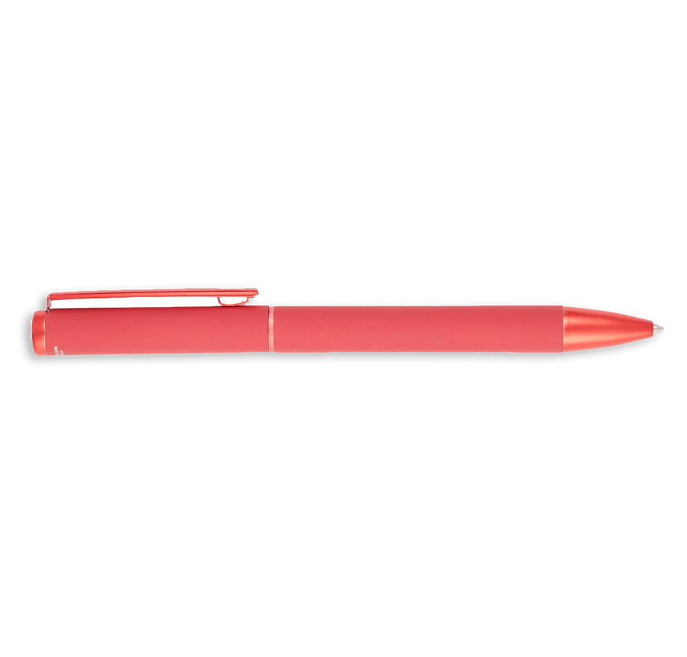 Full Color Harper Soft Touch Recycled Aluminum Gel Pen (black ink)-default