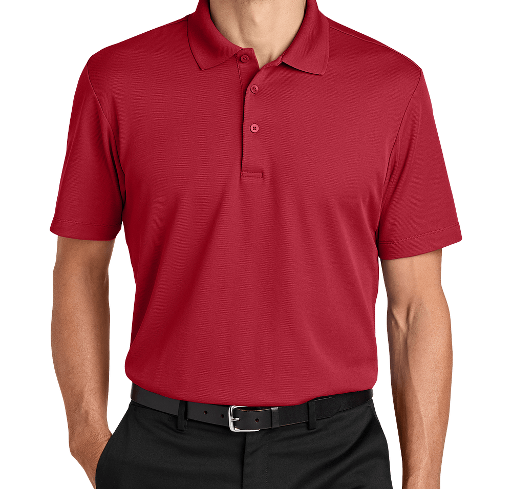Port Authority UPF 50+ Plaited Pique Performance Polo - Printed-default