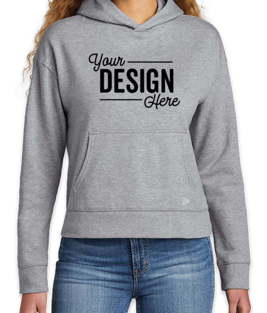 New Era Women's Comeback Midweight Pullover Hoodie in Athletic Heather