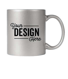 11 oz. Metallic Mug - Color: Silver